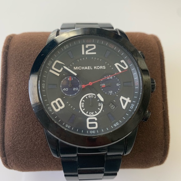 Michael Kors Men’s Watch - MK8291 - Black Multi Function VX3J - Great condition - Picture 4 of 10